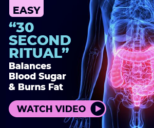 30 Second Ritual Balances Blood Sugar and Burns Fat!